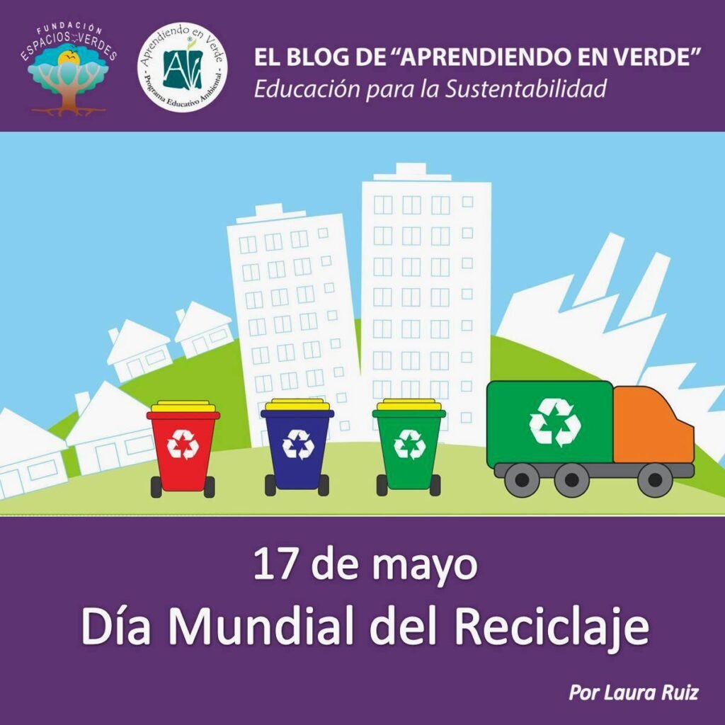 17 de Mayo Día Mundial del Reciclaje Aprendiendo en Verde